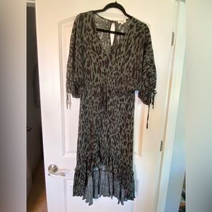 UMGEE High Low Leopard Print Dress